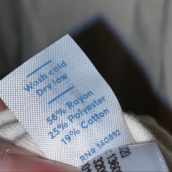 NWT Marine layer double knit Henley Blanc de blanc size M and Xl - Picture 9 of 9